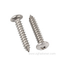 Stainless steel Cross Recessed Pan Head Tapping Screws DIN7981